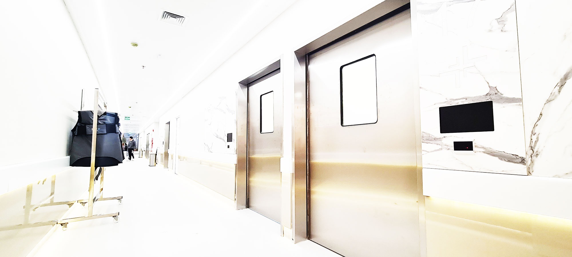 Portas automáticas para hospitais